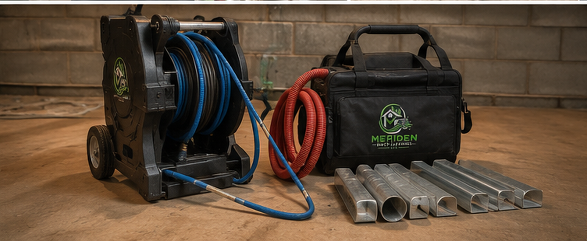 Professional air duct cleaning equipment and tools used by Meriden Duct Cleaning LLC in Meriden CT